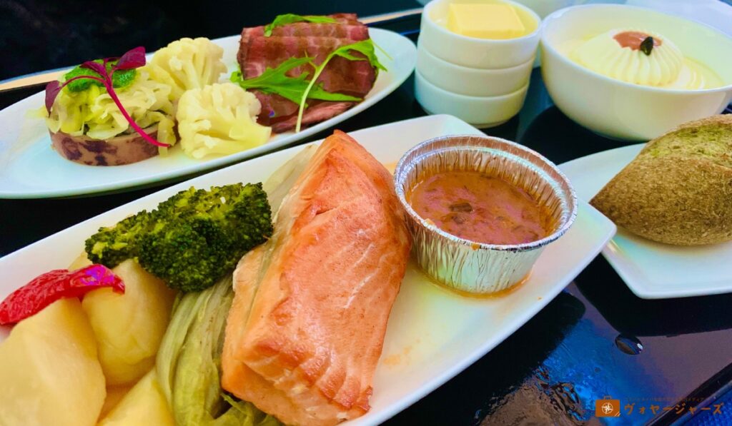 ANAビジネスクラスの機内食